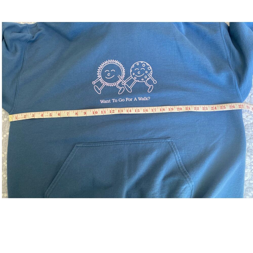 Lonely Ghost Want To Go For A Walk Hoodie Different Ways To Say I Love You XXL - Picture 6 of 7